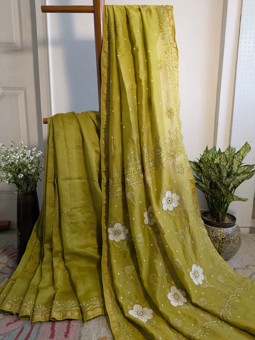 "HARSHITA" CHANDERI SILK SAREE