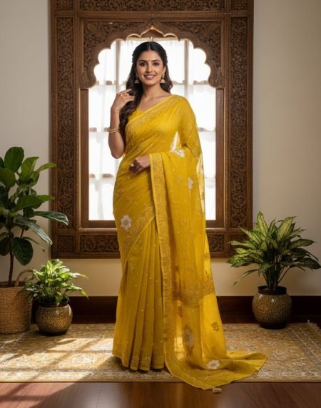 CHANDERI SILK SAREE