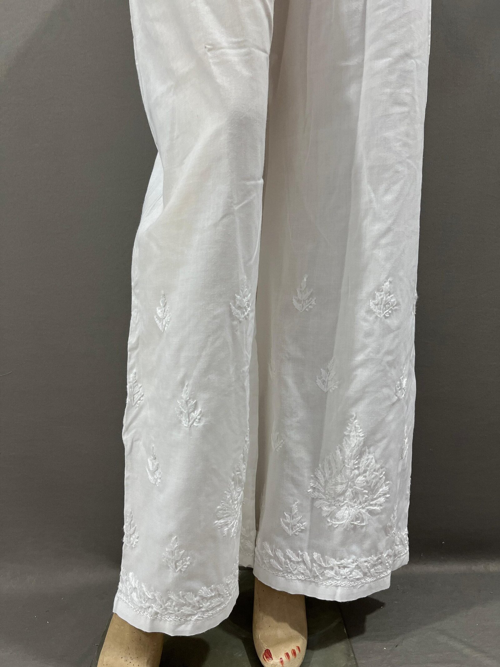 COTTON CHIKANKARI PANT - Image 5