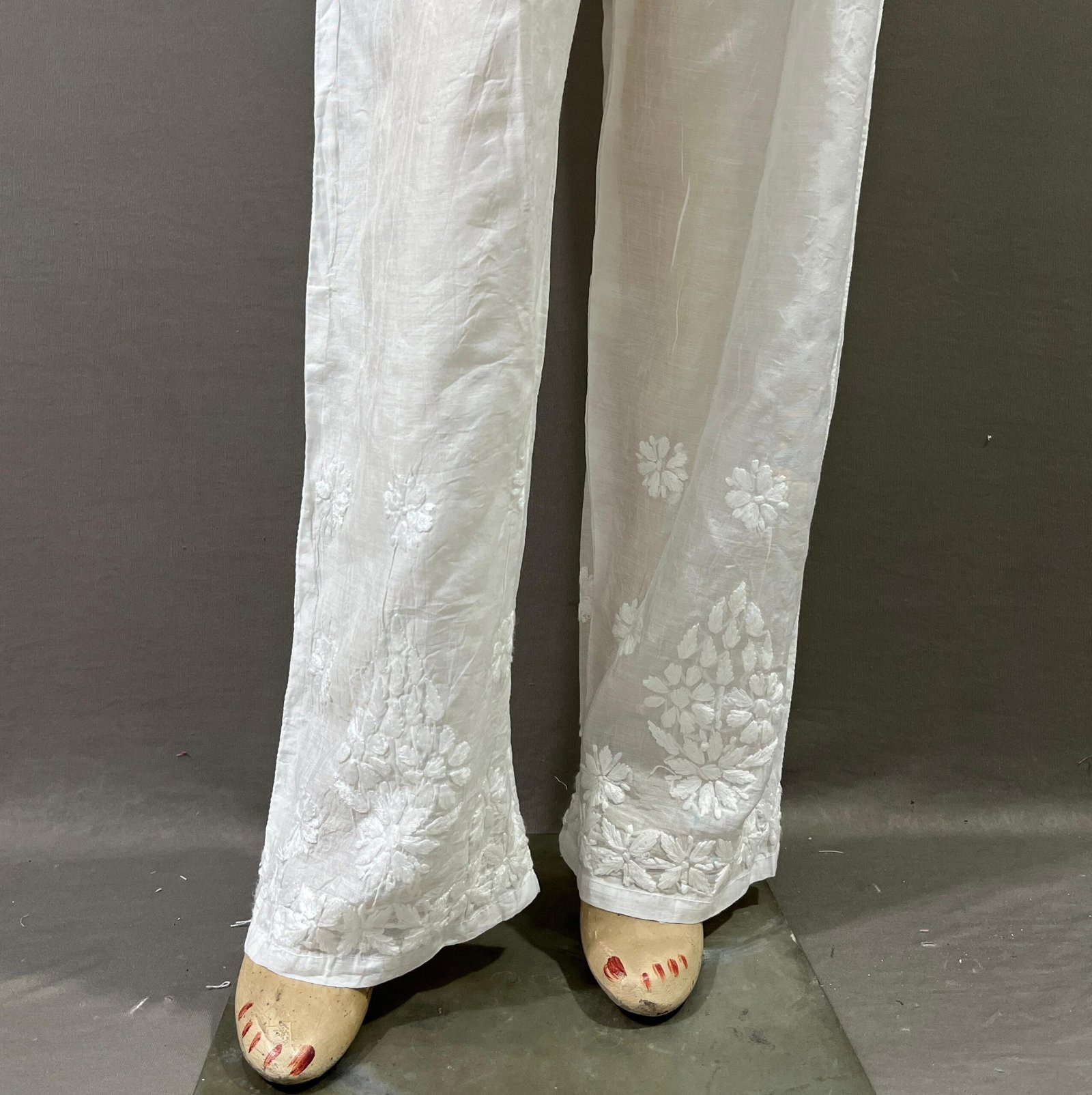 COTTON CHIKANKARI PANT - Image 2