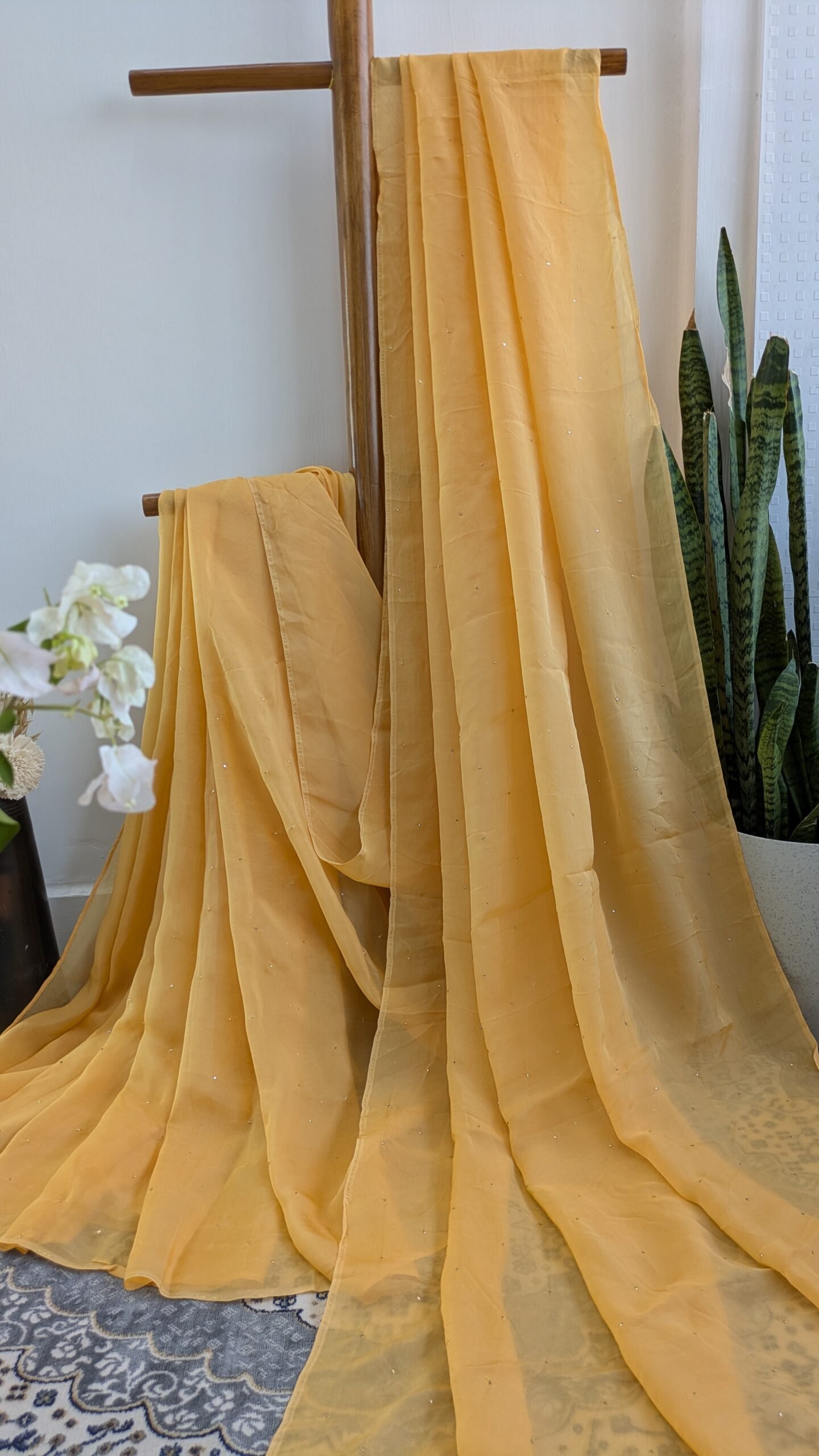 "FIZA" ORGANZA SILK CHIKANKARI SAREE