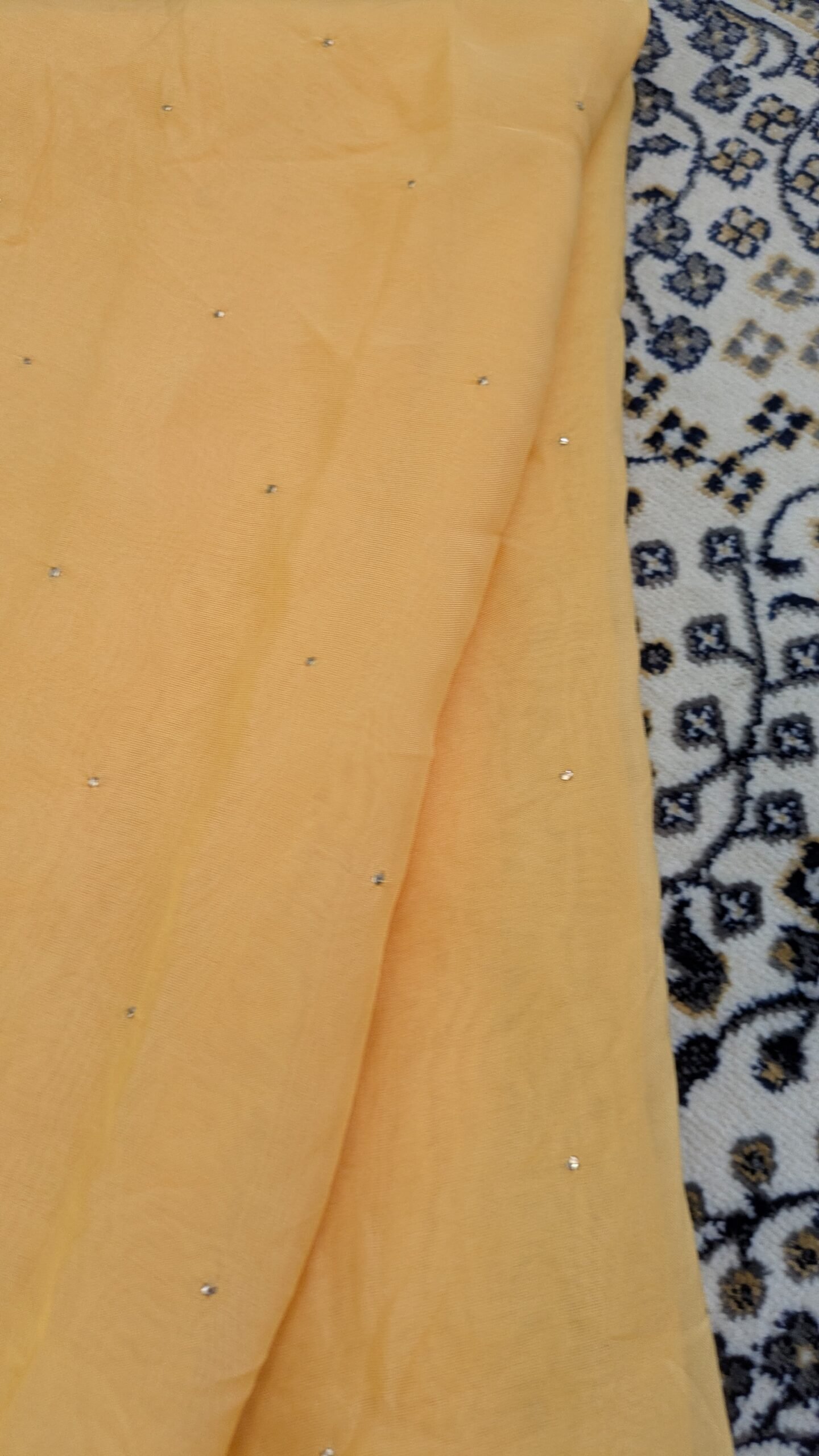"FIZA" ORGANZA SILK CHIKANKARI SAREE - Image 8